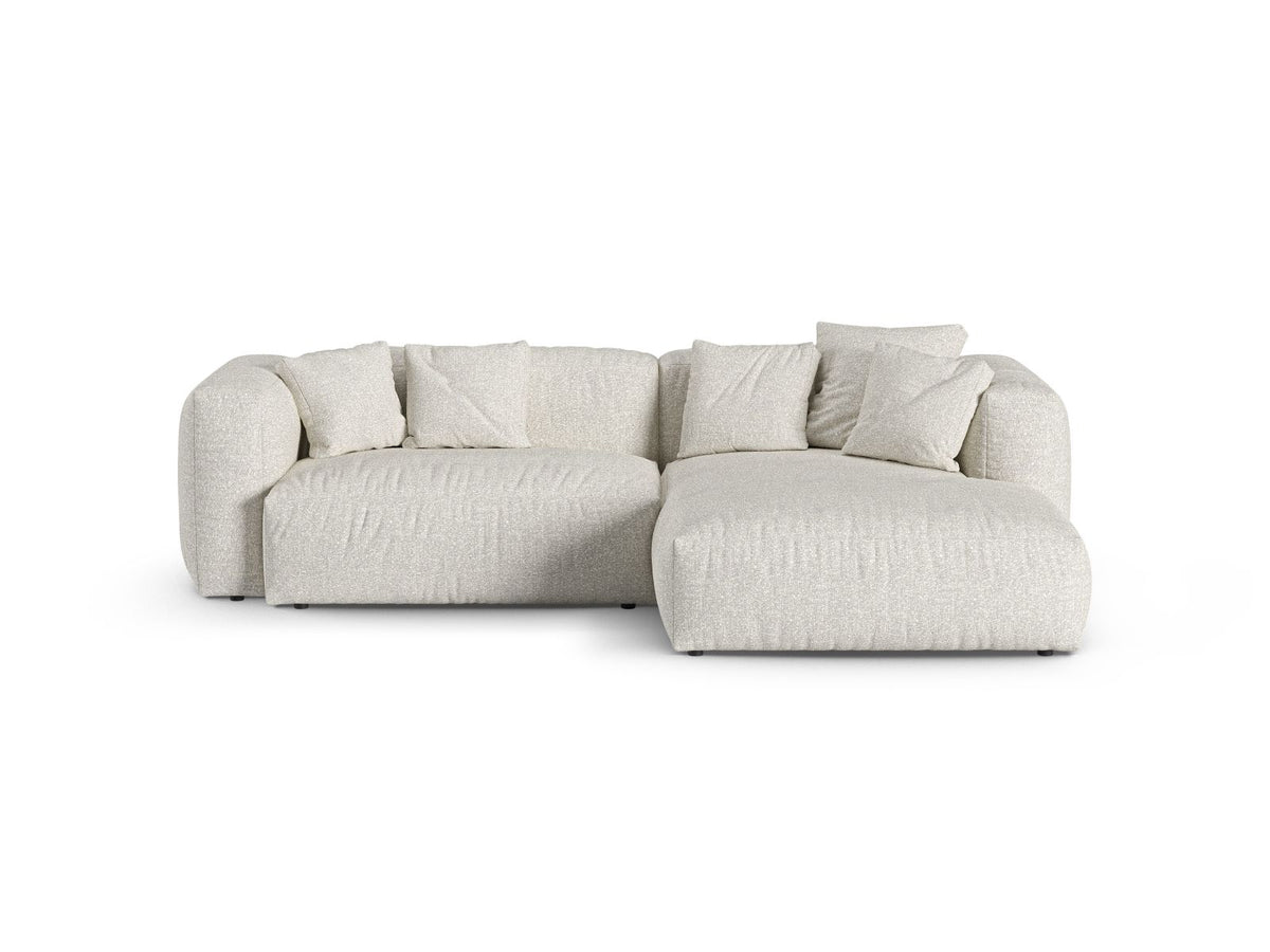 Divano Angolare Componibile XL Martina Seduta Profonda, 2 Posti, 176x280x75