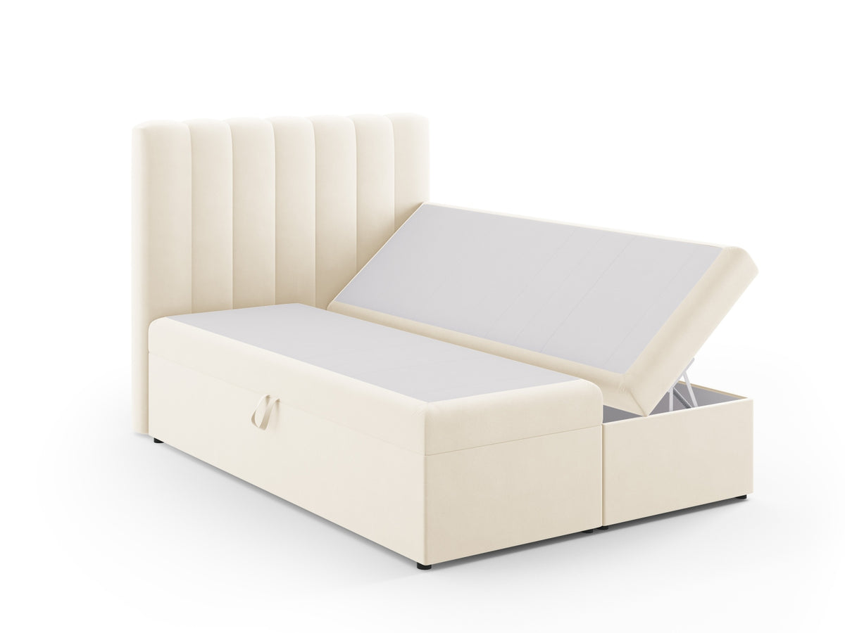 Letto: testiera + molle/materasso + coprimaterasso, "Kelp", 210x140x125