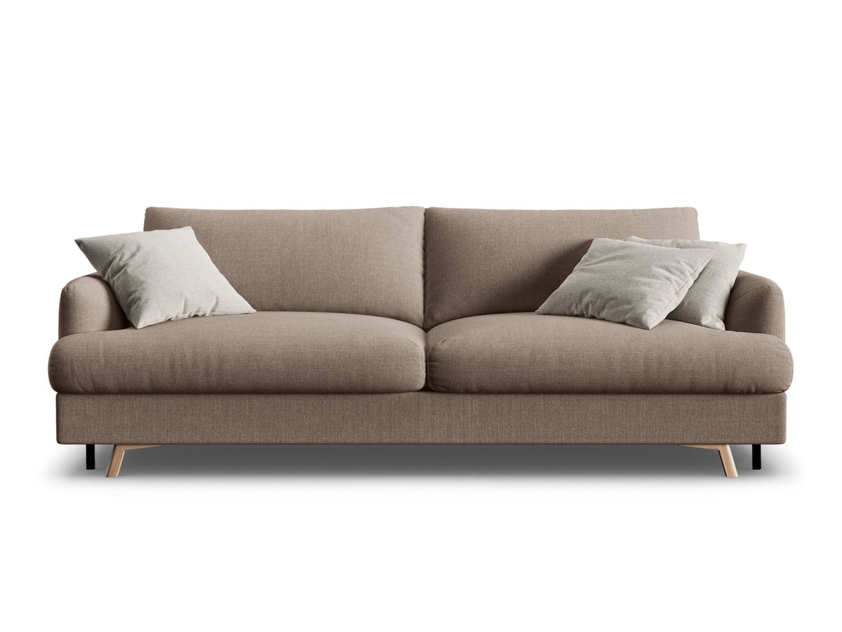 Divano Letto con Contenitore Naomi, 3 Posti, 110x233x95