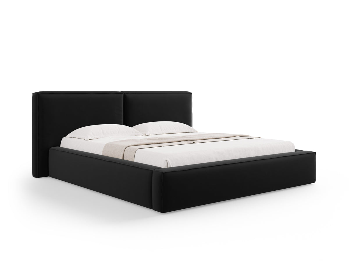 Letto contenitore con testiera doppia, "Jodie", 228x234x97,5
