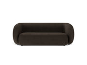 Divano Modulare in Bouclé, "Kate", 2 Posti, 183x99x76 - Marrone