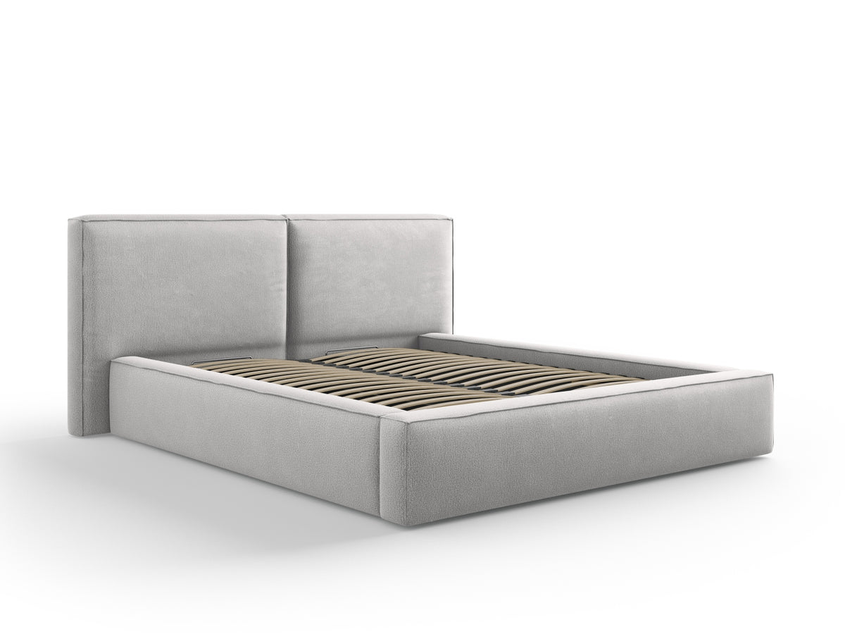 Letto contenitore con testiera doppia, "Jodie", 228x214x97,5