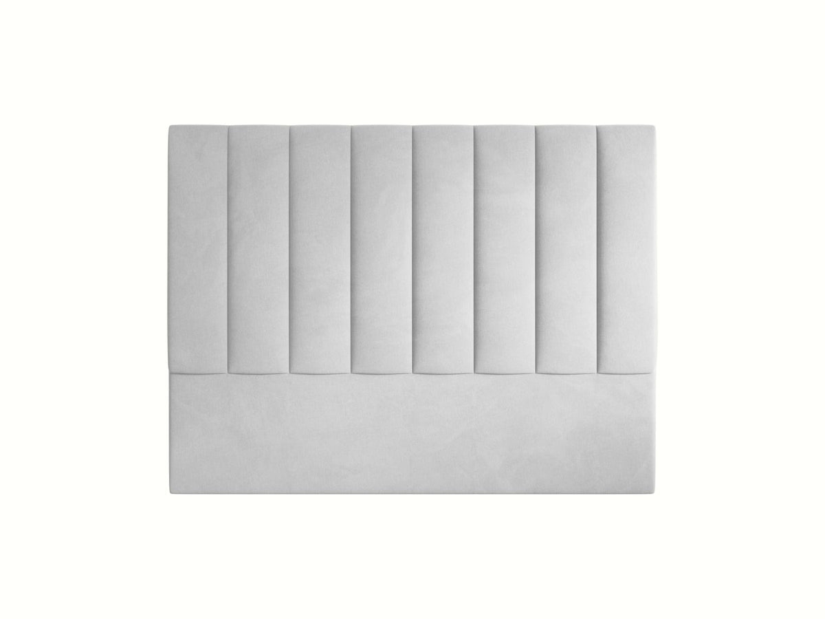 Testiera Marl Alta 120 cm - Grigio Chiaro 160x200