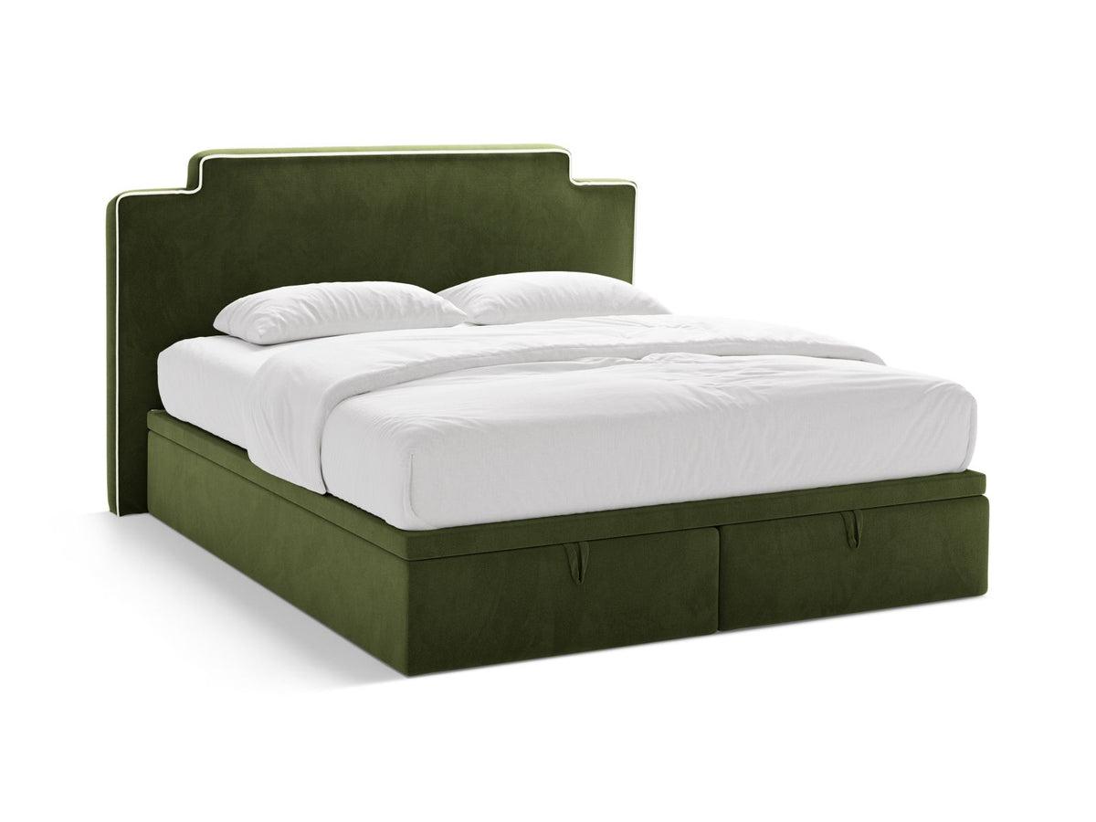 Letto Boxspring con Testata, Materasso e Topper Princess