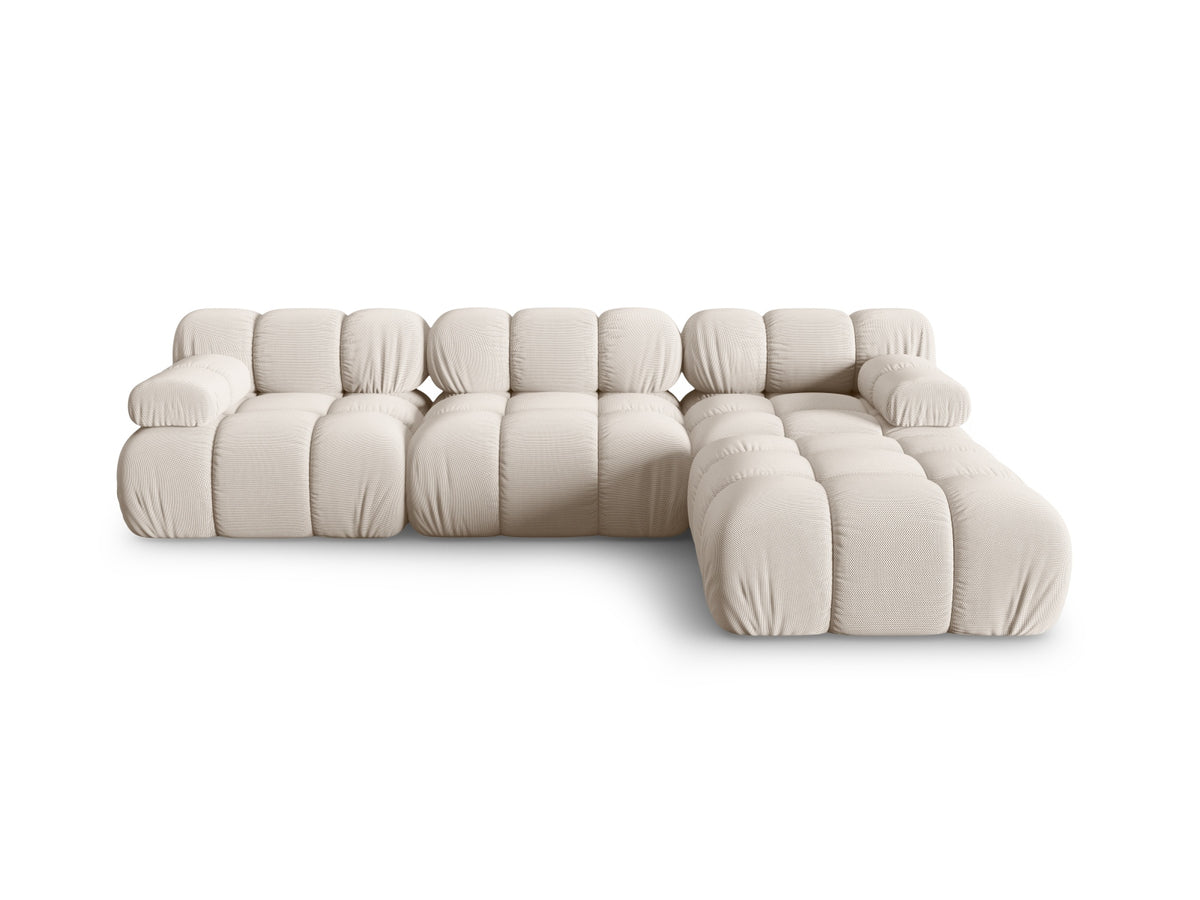 Divano Modulare, "Bellis", 4 Posti, 282x188x70 - Beige Chiaro