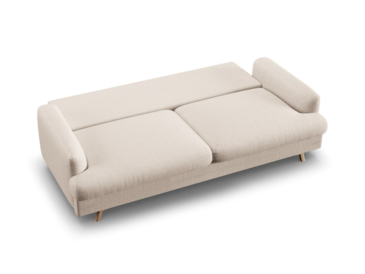 Divano Letto con Contenitore Naomi, 3 Posti, 110x233x95
