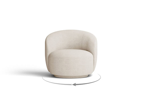 Poltrona Girevole "Letizia", 1 Posto, 83x86x76.5