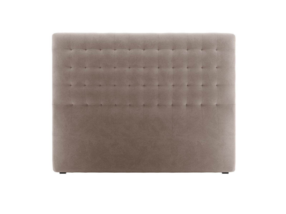 Testiera Nova Alta 120 cm - Grigio Caldo 160x200