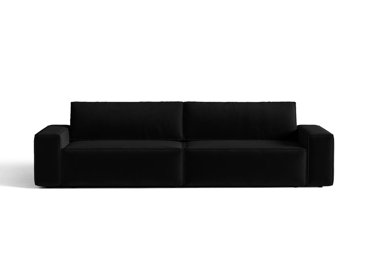 Divano Letto con Contenitore Jodie, 3 Posti, 107x247x86