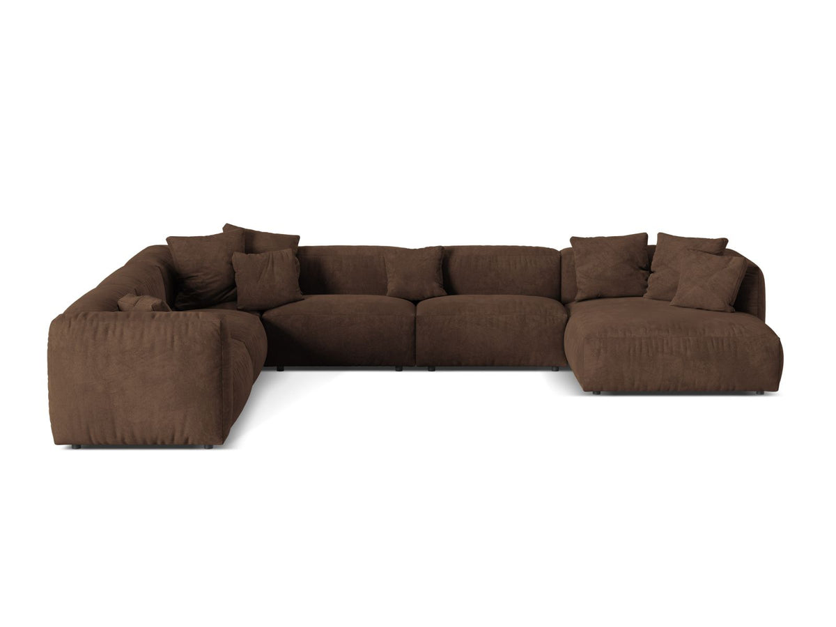 Divano Angolare Componibile XL Martina, 6 Posti, 316x406x75
