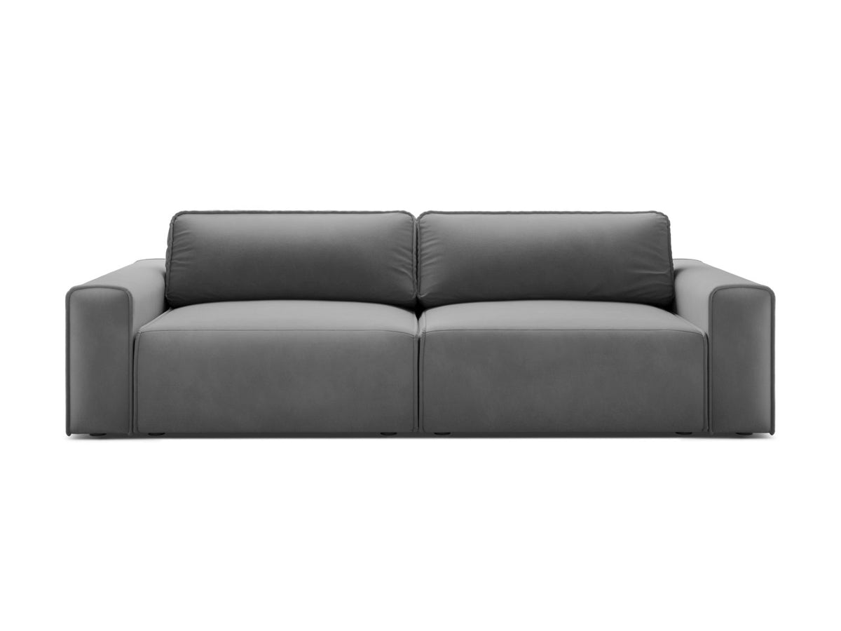 Divano Letto con Contenitore Victor, 3 Posti, 100x246x83