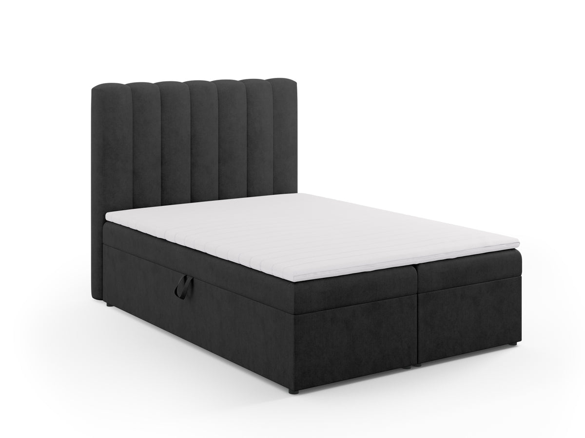 Letto Boxspring con Testata, Materasso e Topper Kelp