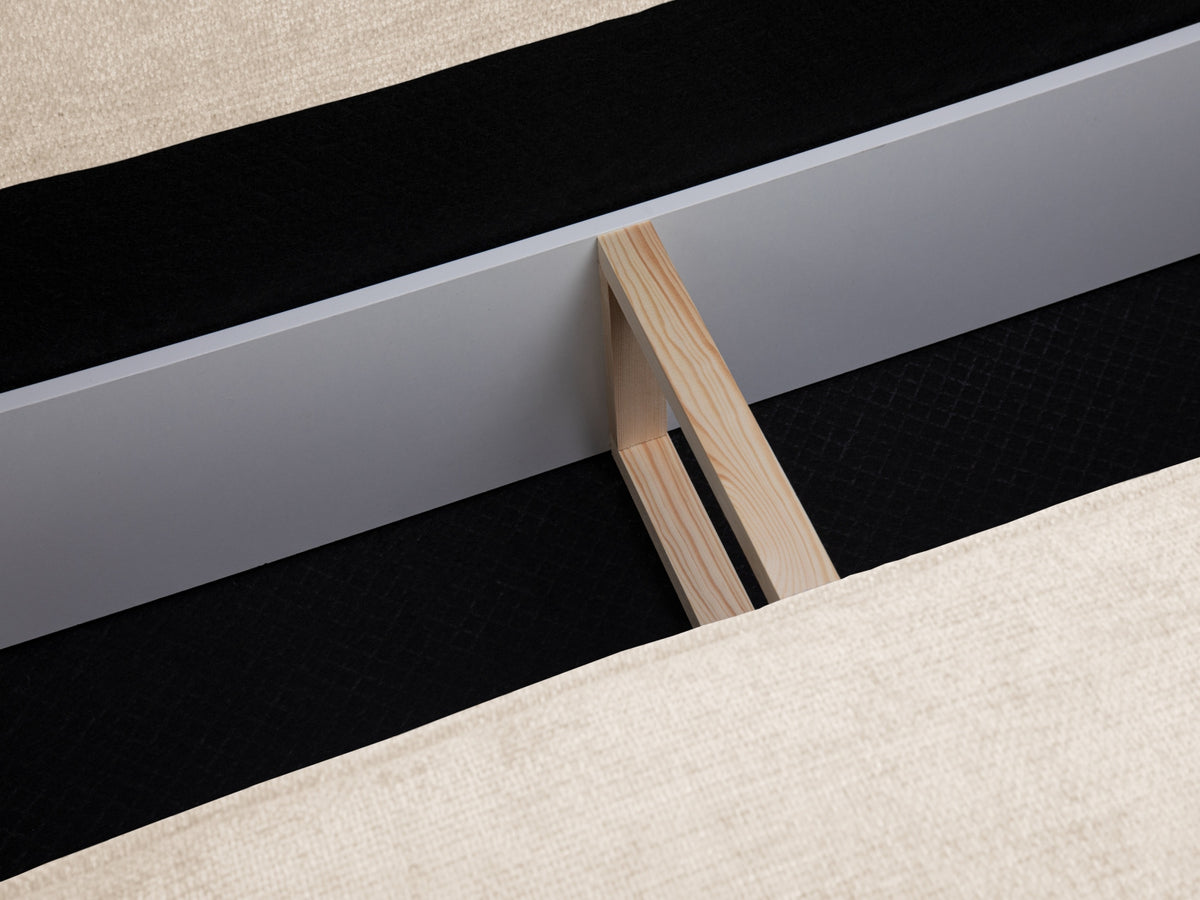 Divano angolare con funzione letto e box, "Kaelle", 4 posti, 252x165x87