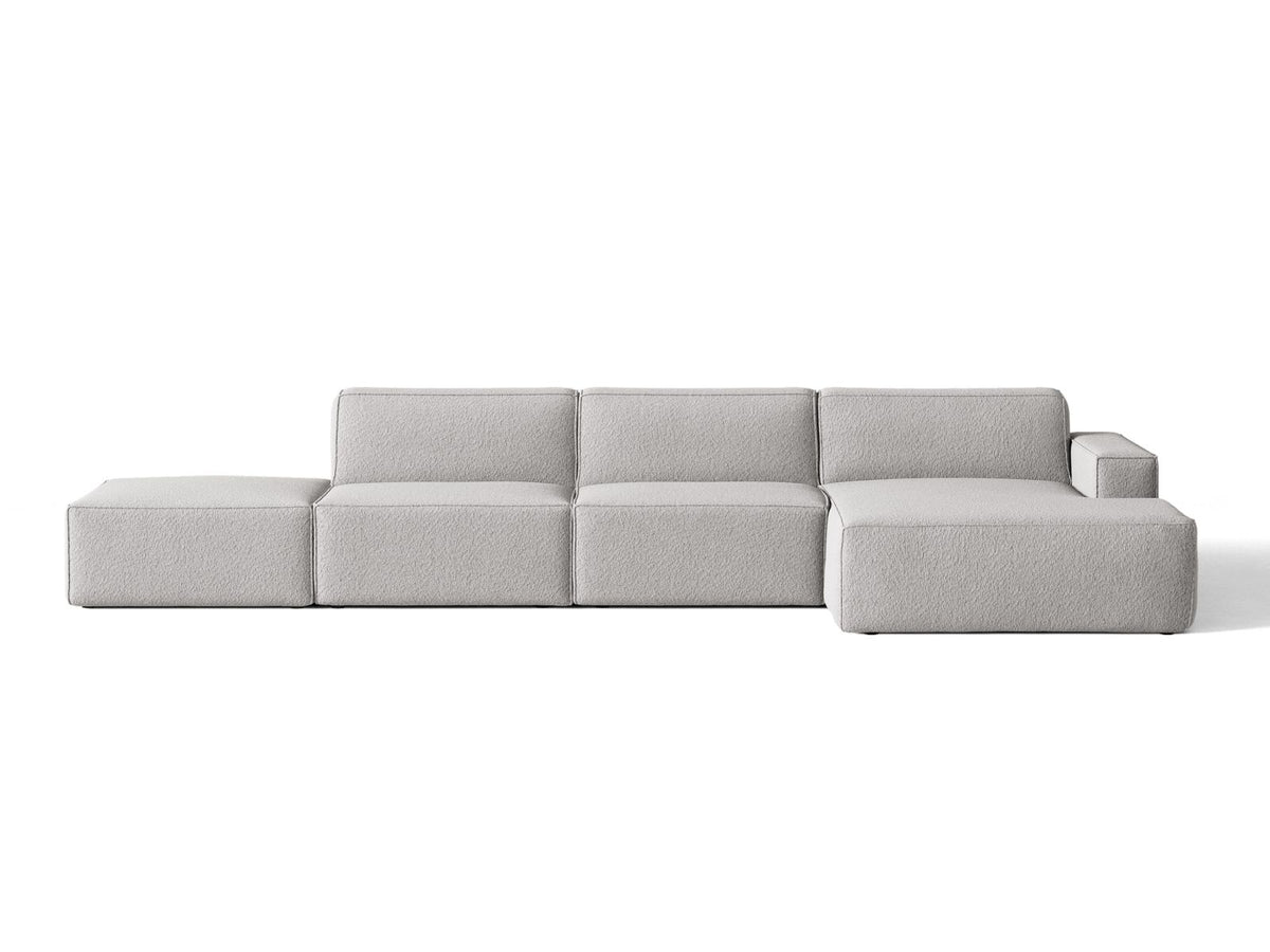 Divano Angolare Componibile Jodie, 5 Posti, 162x341x77