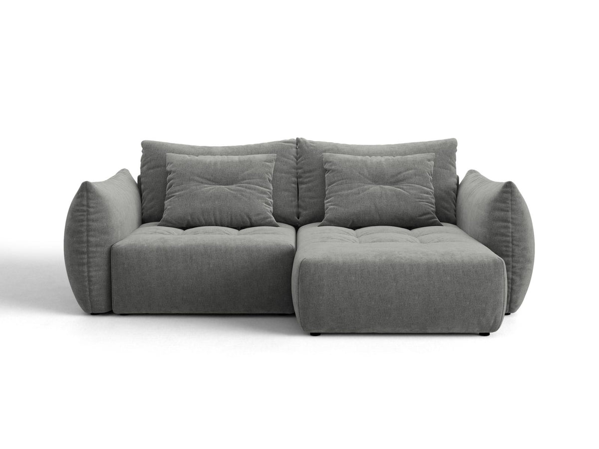 Divano Letto Angolare Componibile con Contenitore Bloom, 3 Posti, 152x250x87