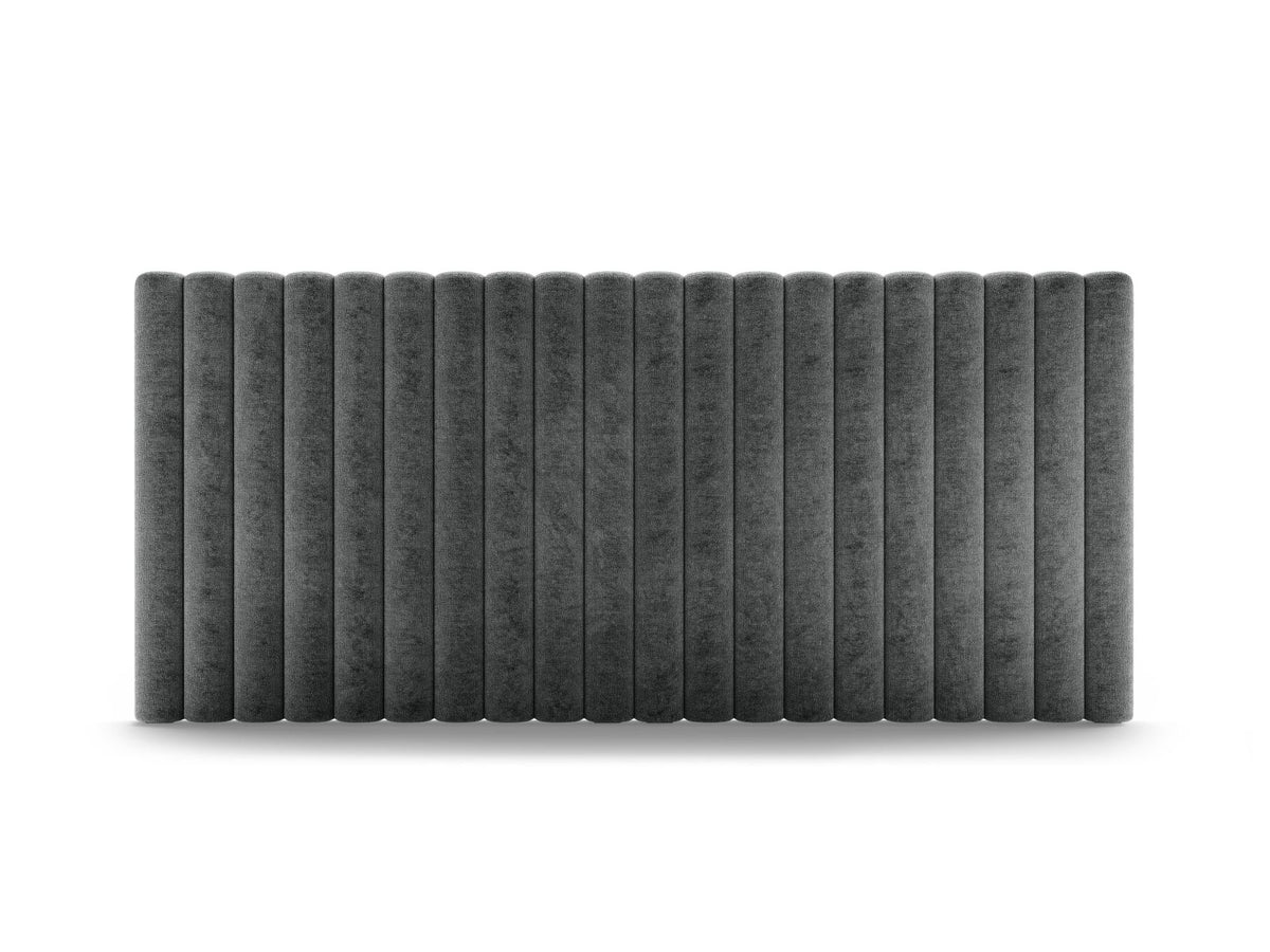 Testata del Letto, "Mistero", 200x13x95 - Grigio Scuro