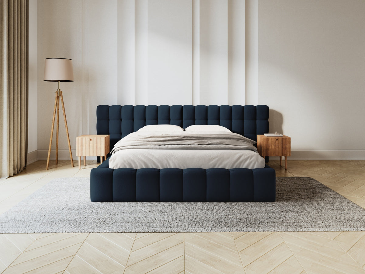 Letto contenitore con testiera doppia, "Mamaia", 230x250x100