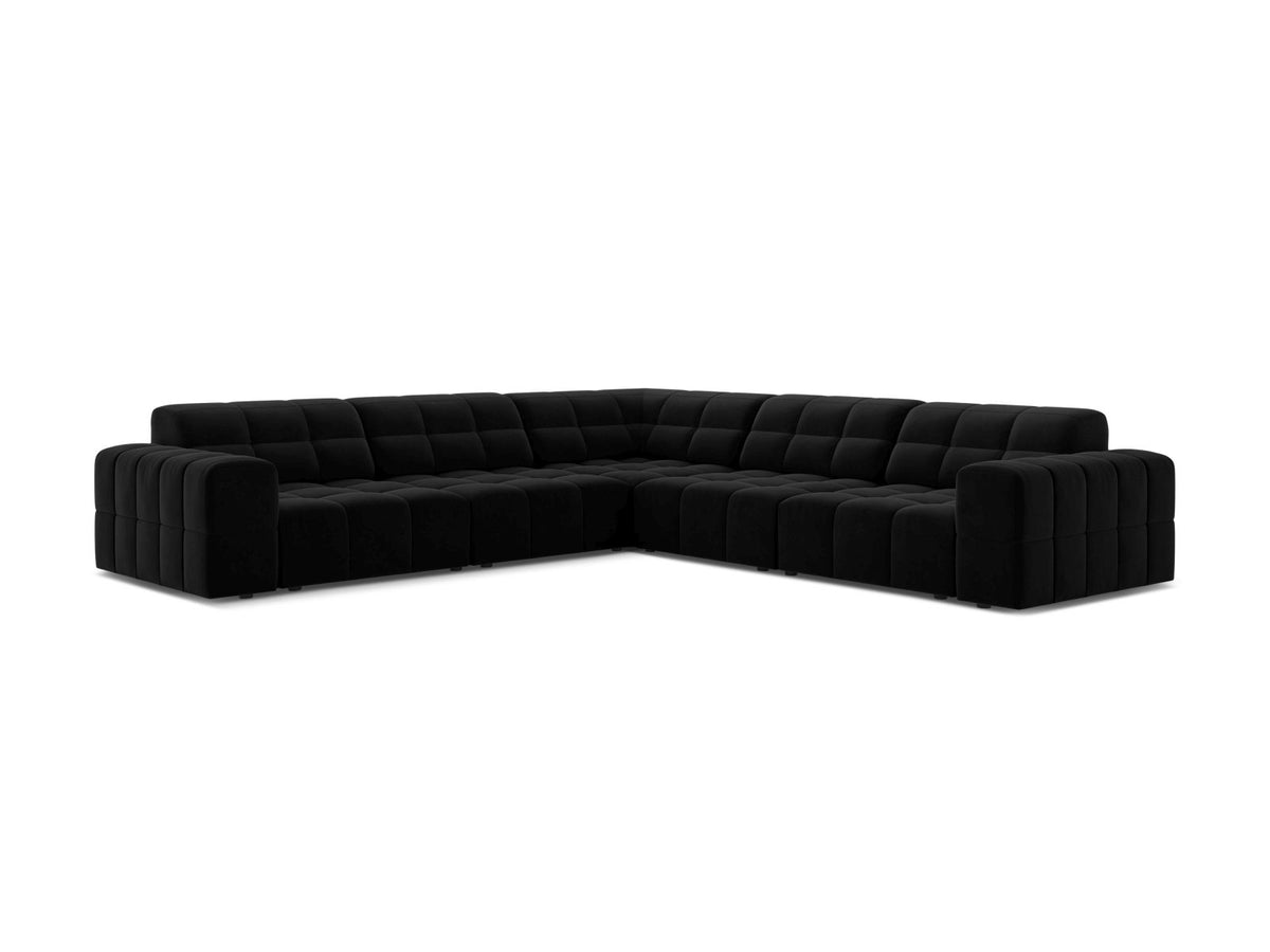 Divano Angolare Simmetrico Jennifer, 7 Posti, 285x285x78