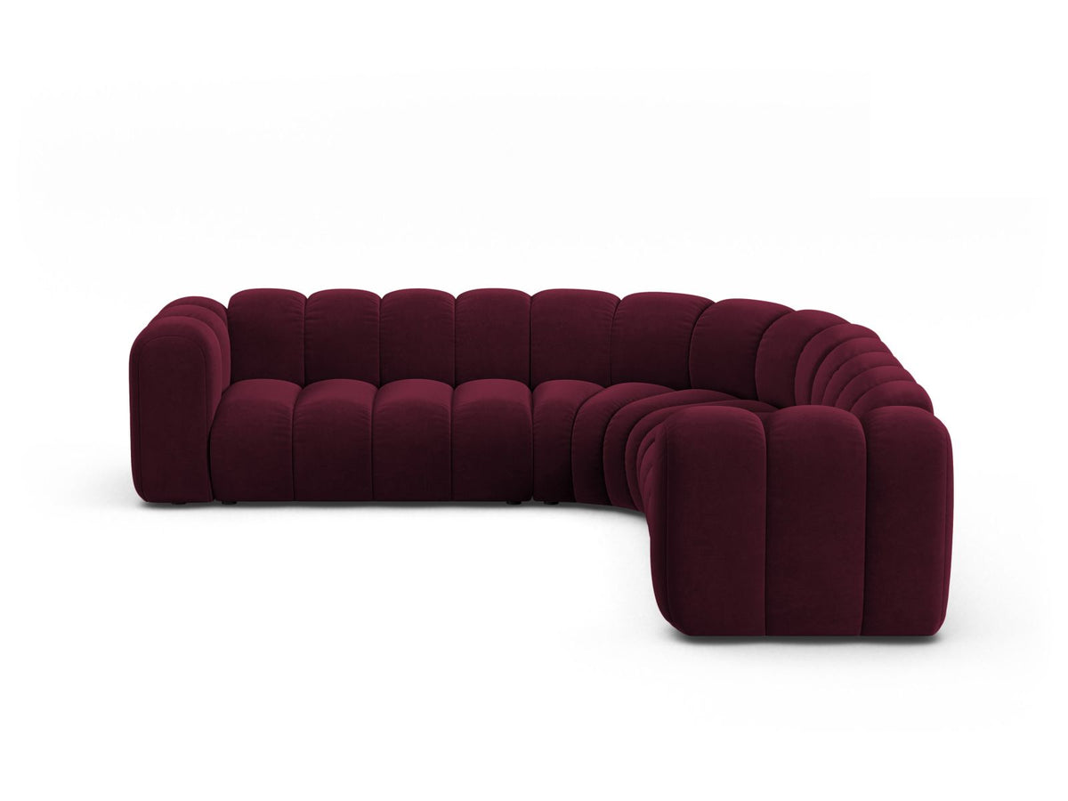 Divano Angolare Simmetrico Componibile Lupine, 6 Posti, 280x280x70