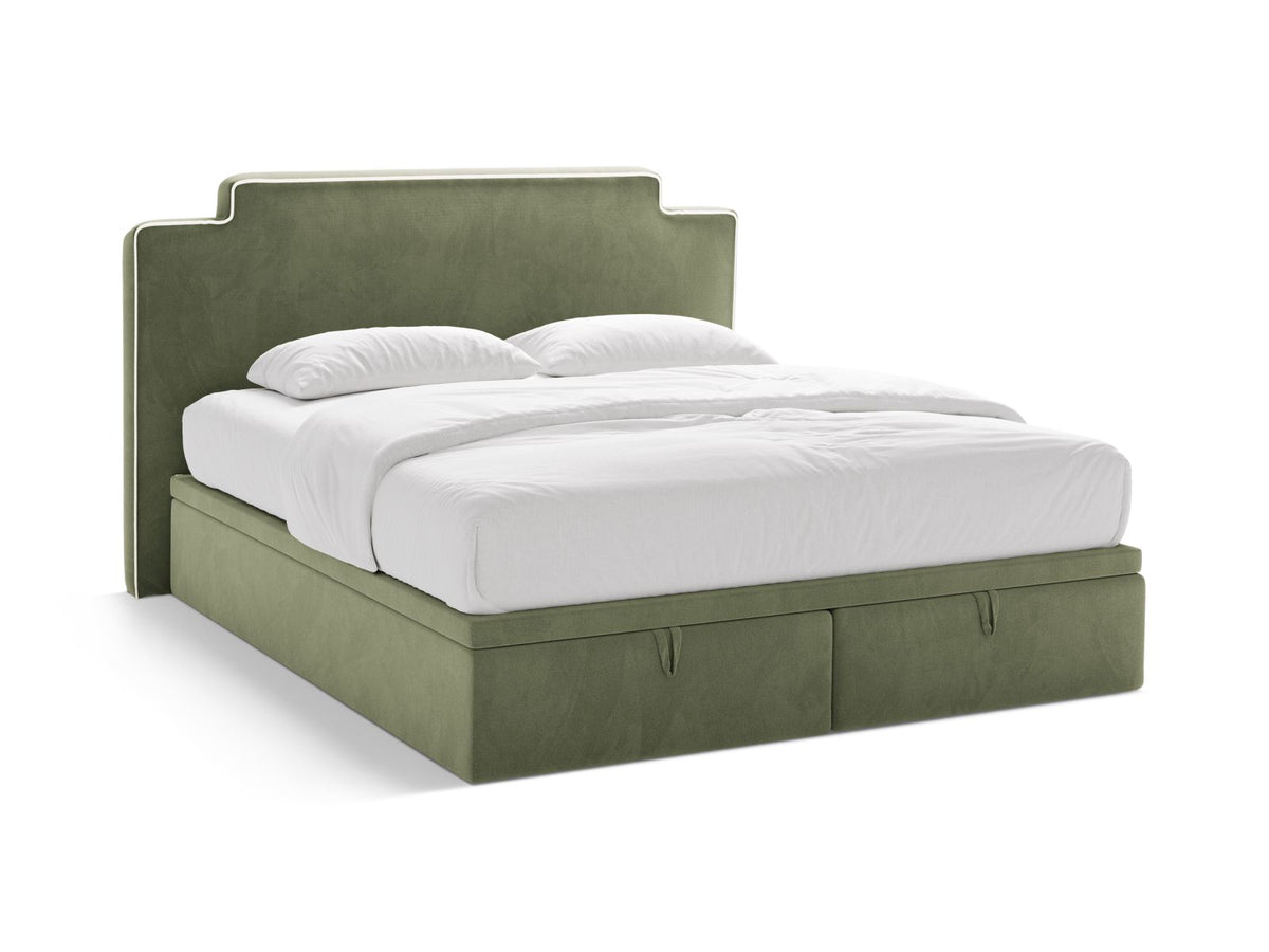 Letto Boxspring con Testata, Materasso e Topper Princess