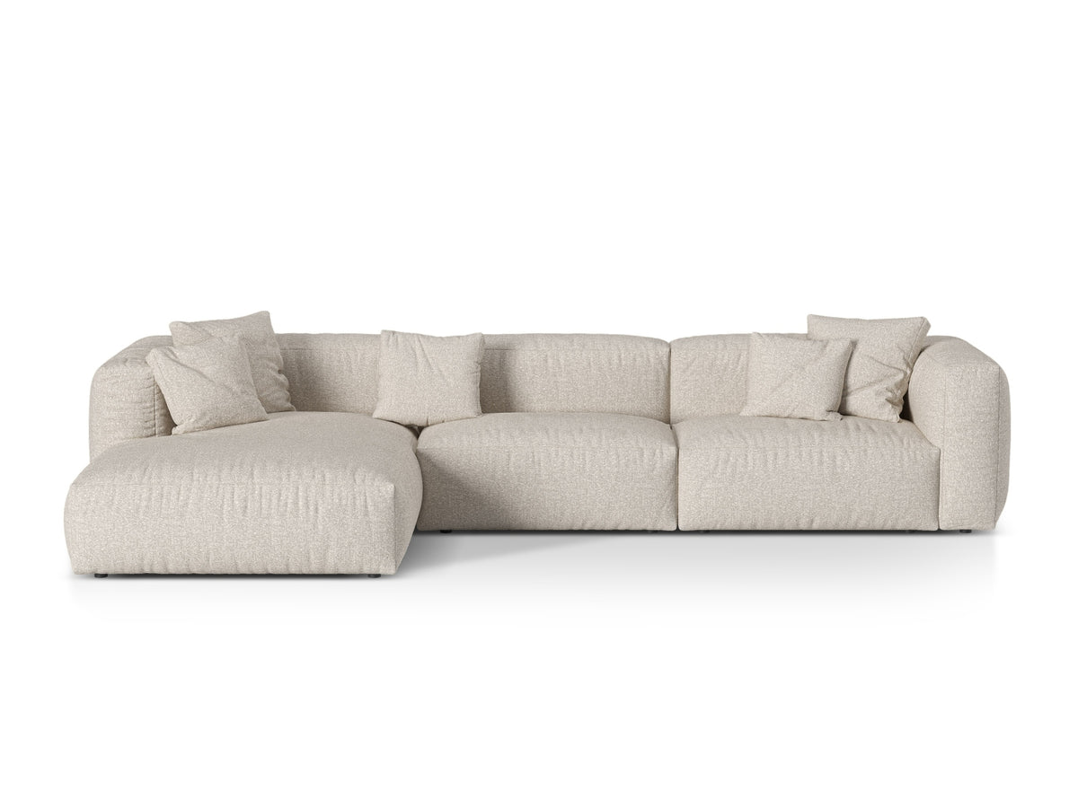 Divano Angolare Componibile XL Martina, 3 Posti, 176x330x75