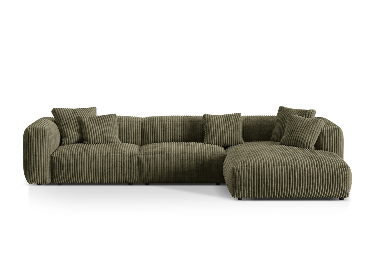 Divano Angolare Componibile XL Martina, 3 Posti, 176x330x75