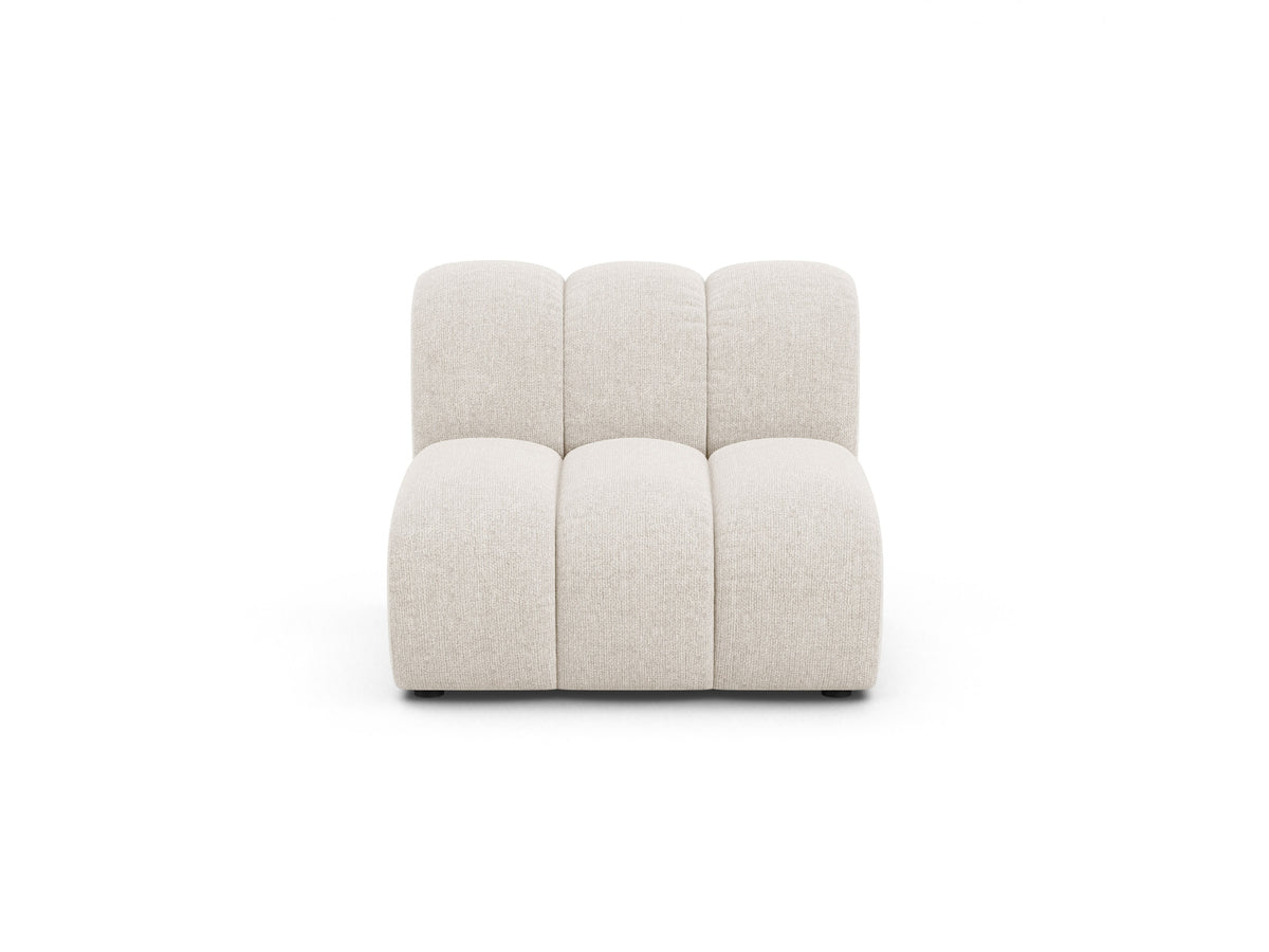 Modulo senza Braccioli, "Lupine", 1 Posto, 92x95x70 - Beige Chiaro