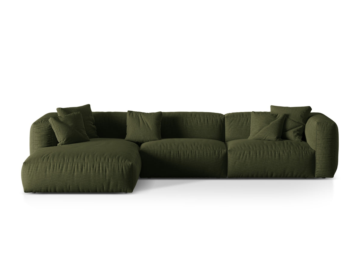Divano Angolare Componibile XL Martina, 3 Posti, 176x330x75