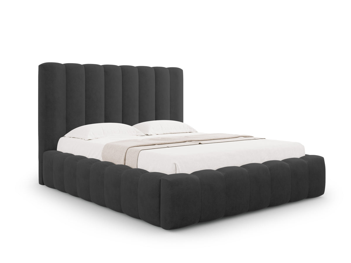 Letto contenitore con testiera, "Kelp", 230x185x125