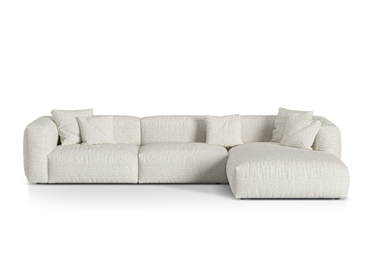 Divano Angolare Componibile XL Martina, 3 Posti, 176x330x75