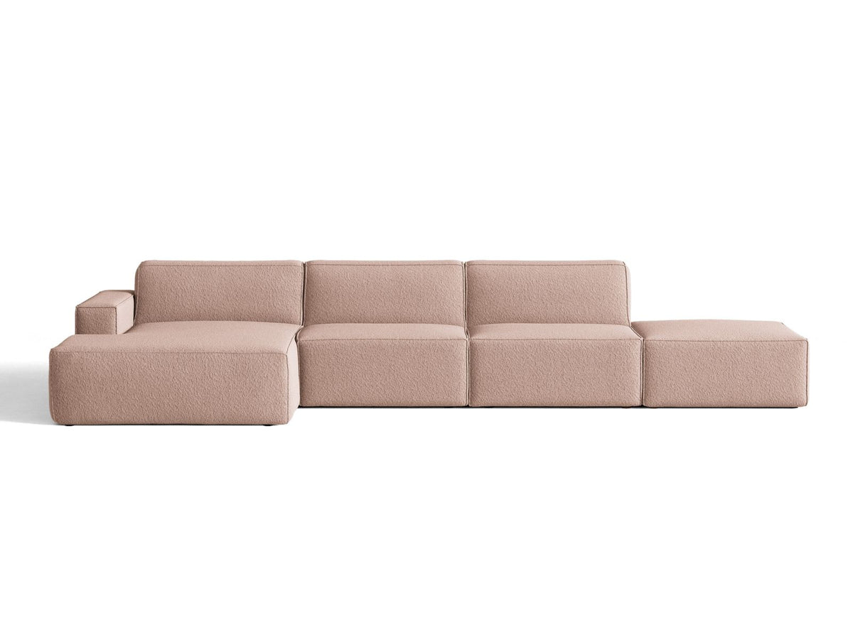 Divano Angolare Componibile Jodie, 5 Posti, 162x341x77