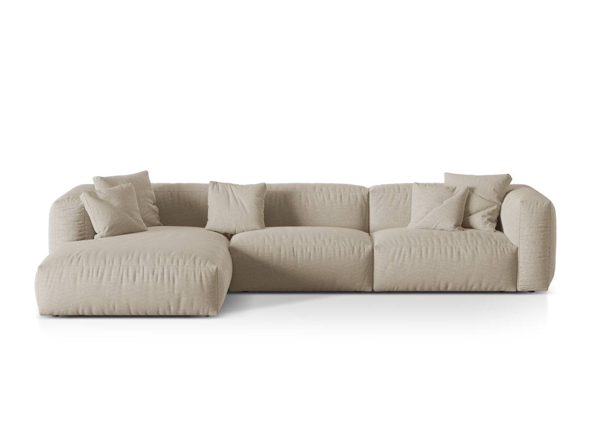 Divano Angolare Componibile XL Martina, 3 Posti, 176x330x75