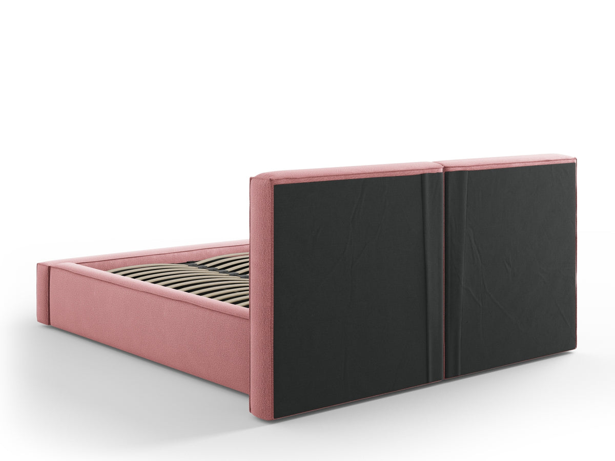 Letto contenitore con testiera doppia, "Jodie", 228x194x97,5