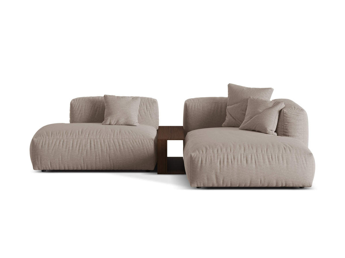 Divano Angolare Componibile Martina, 2 Posti, 176x285x75