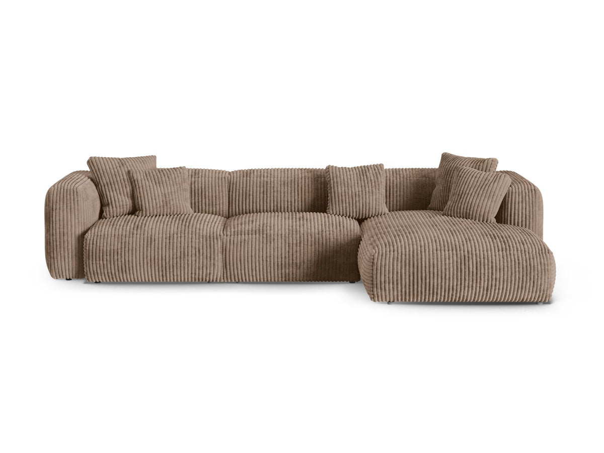 Divano Angolare Componibile XL Martina Seduta Profonda, 3 Posti, 176x330x75