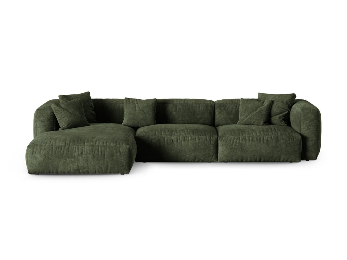 Divano Angolare Componibile XL Martina Seduta Profonda, 3 Posti, 176x330x75
