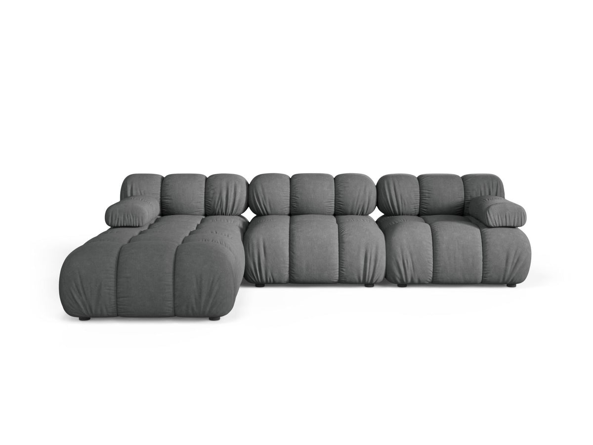 Divano Modulare, "Bellis", 4 Posti, 282x188x70 - Grigio