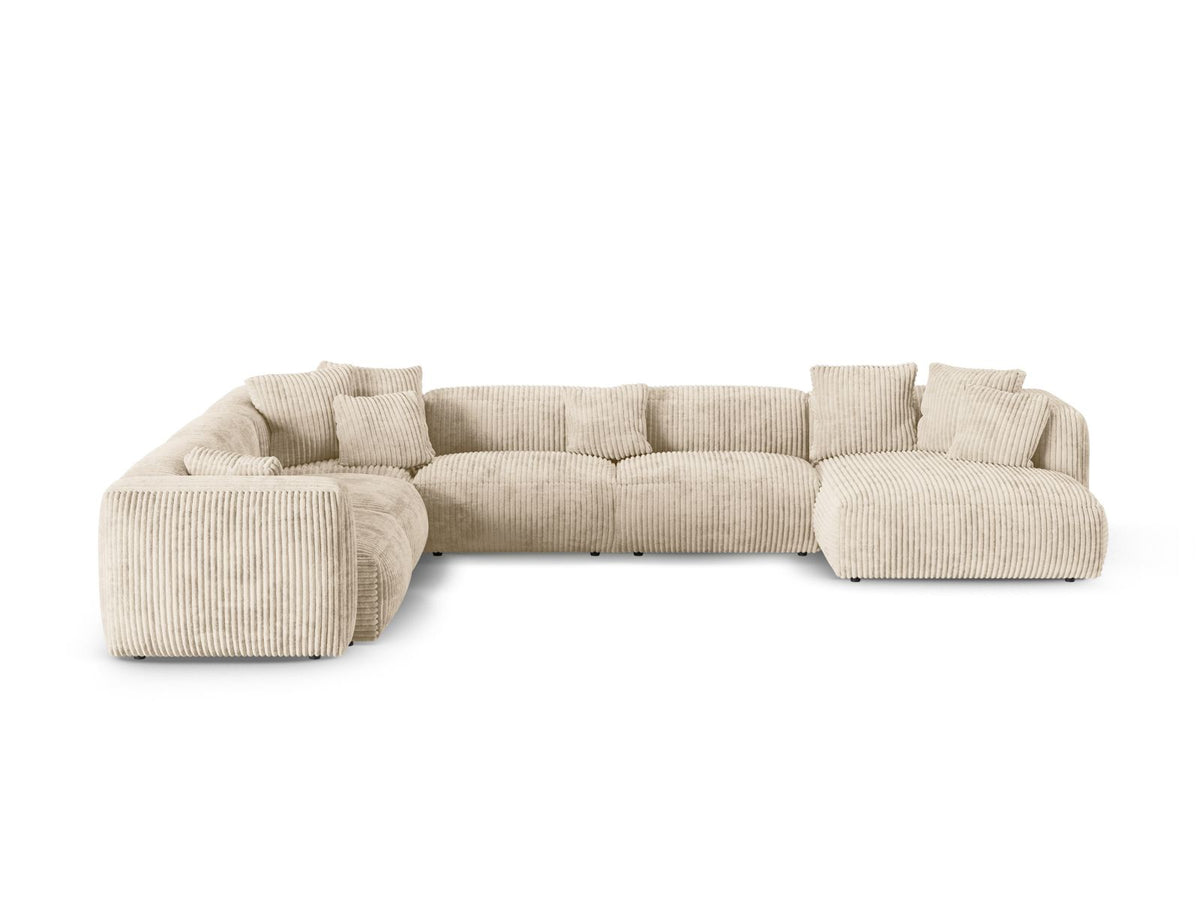 Divano Angolare Componibile XL Martina, 6 Posti, 330x420x75
