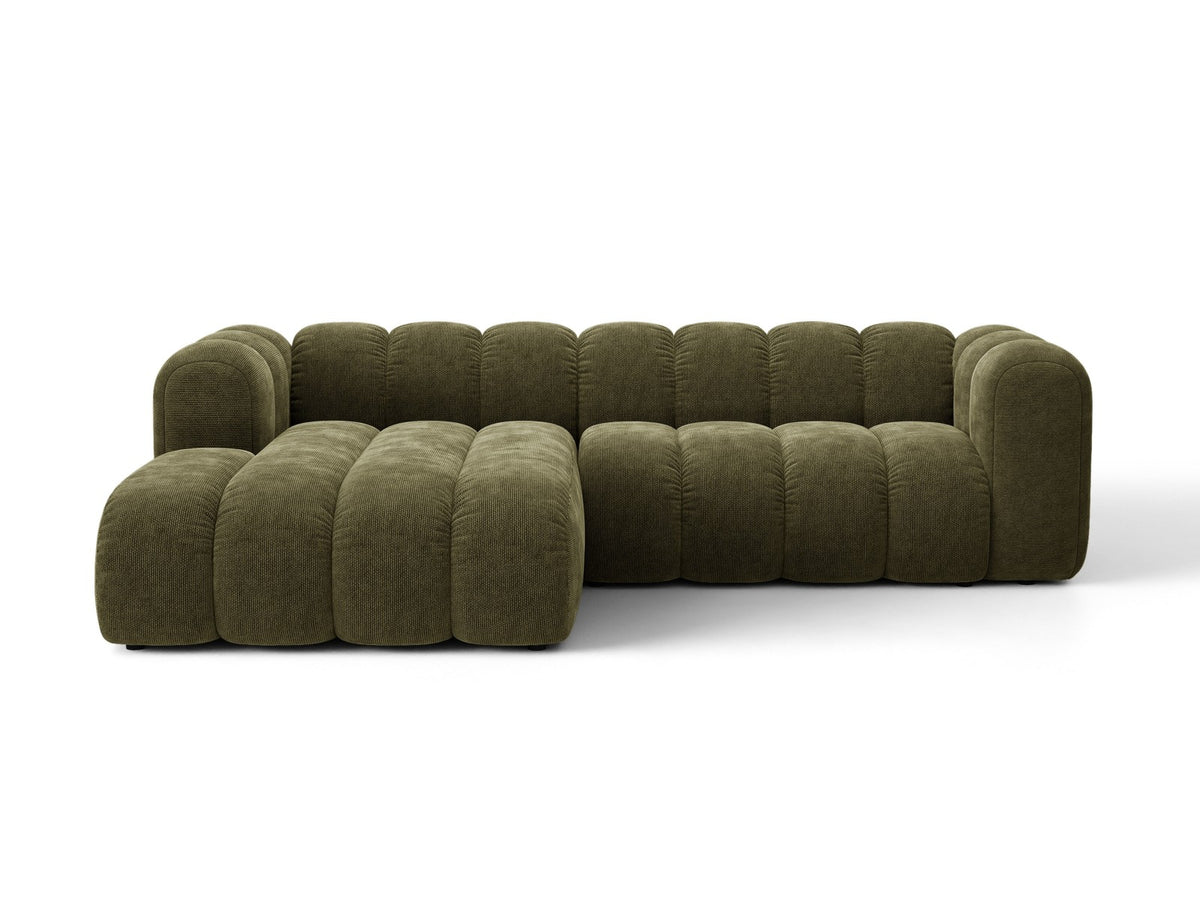 Divano Letto Angolare con Contenitore Lupine, 4 Posti, 177x270x70