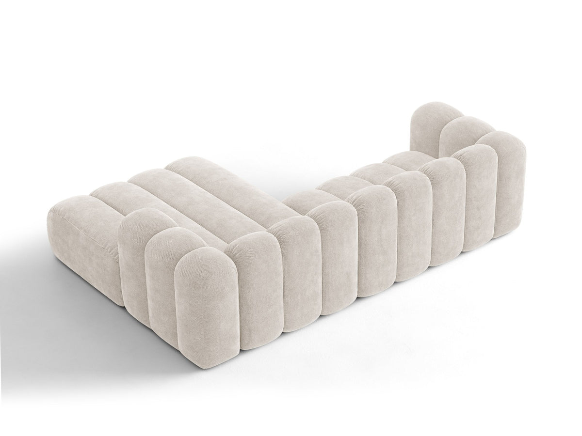 Divano Letto Angolare con Contenitore Lupine, 4 Posti, 177x270x70