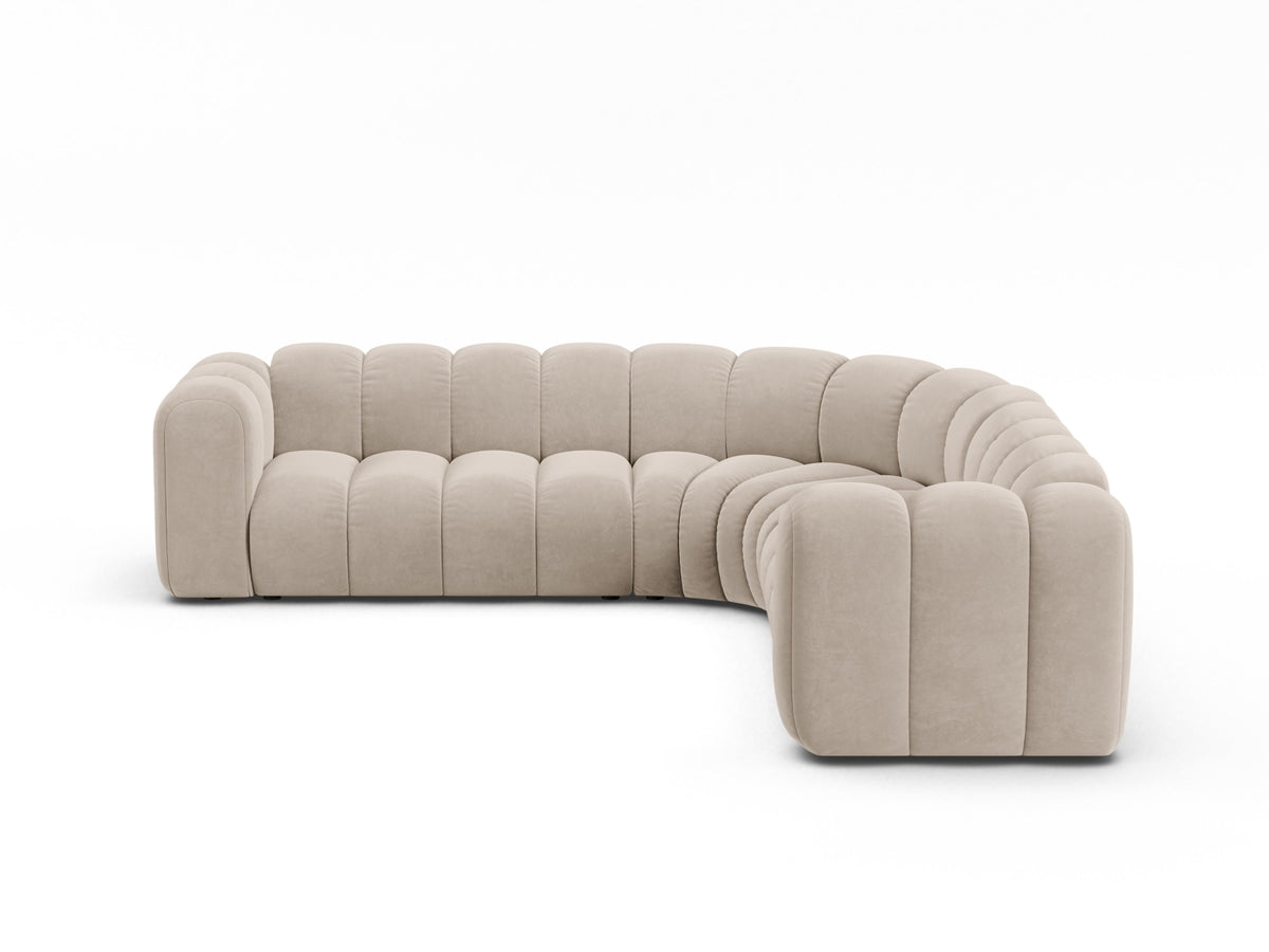 Divano Angolare Simmetrico Componibile Lupine, 6 Posti, 280x280x70