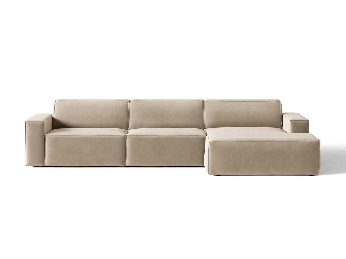 Divano Angolare Componibile Jodie, 4 Posti, 162x284x77