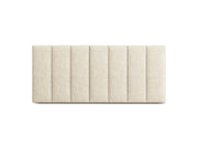 Testata Pensile, "Zoe", 140x10x60 - Beige Chiaro