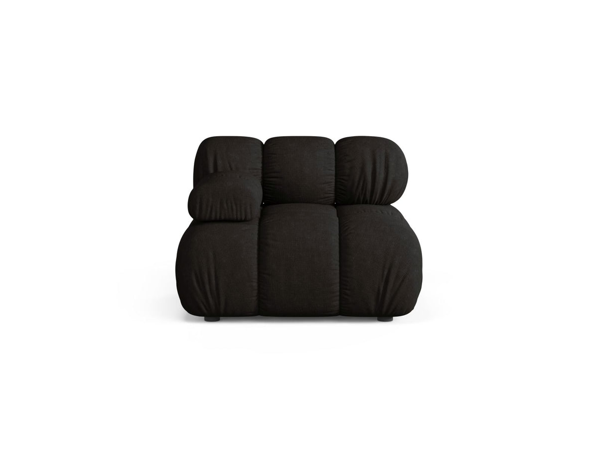 Modulo Sinistro, "Bellis", 1 Posto, 94x94x70 - Nero
