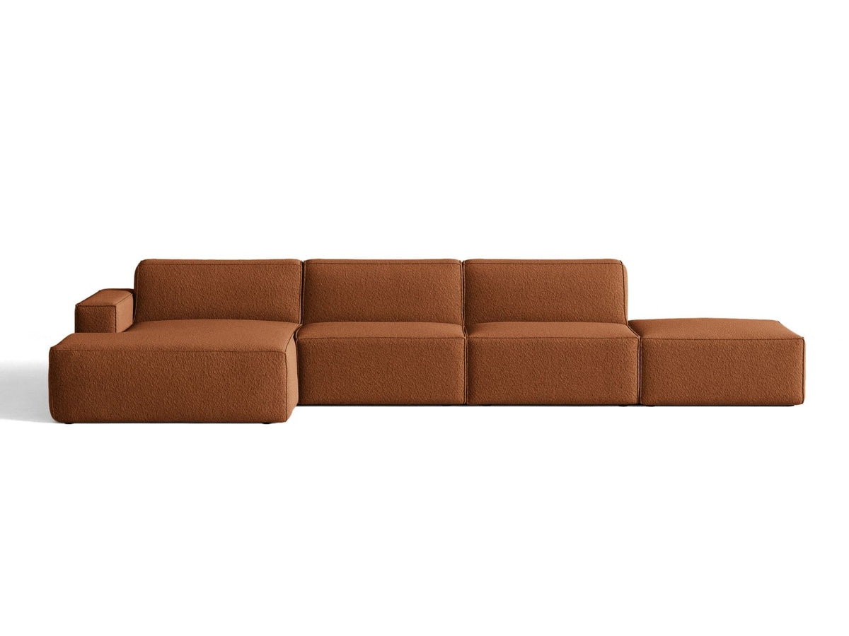 Divano Angolare Componibile Jodie, 5 Posti, 162x341x77