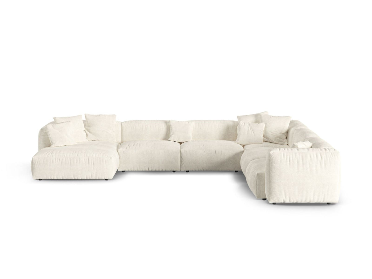Divano Angolare Componibile XL Martina, 6 Posti, 330x420x75