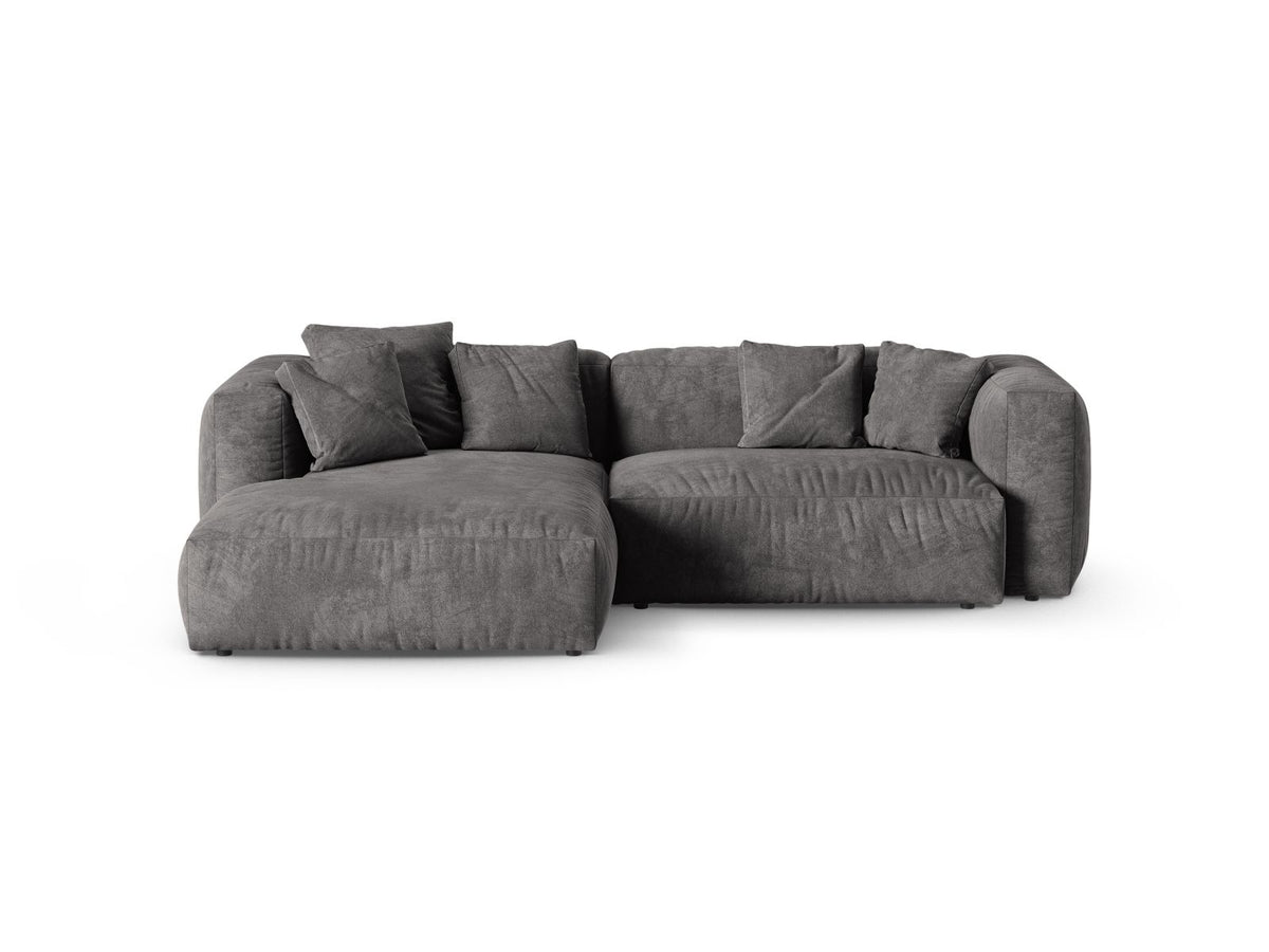 Divano Angolare Componibile XL Martina Seduta Profonda, 2 Posti, 176x280x75
