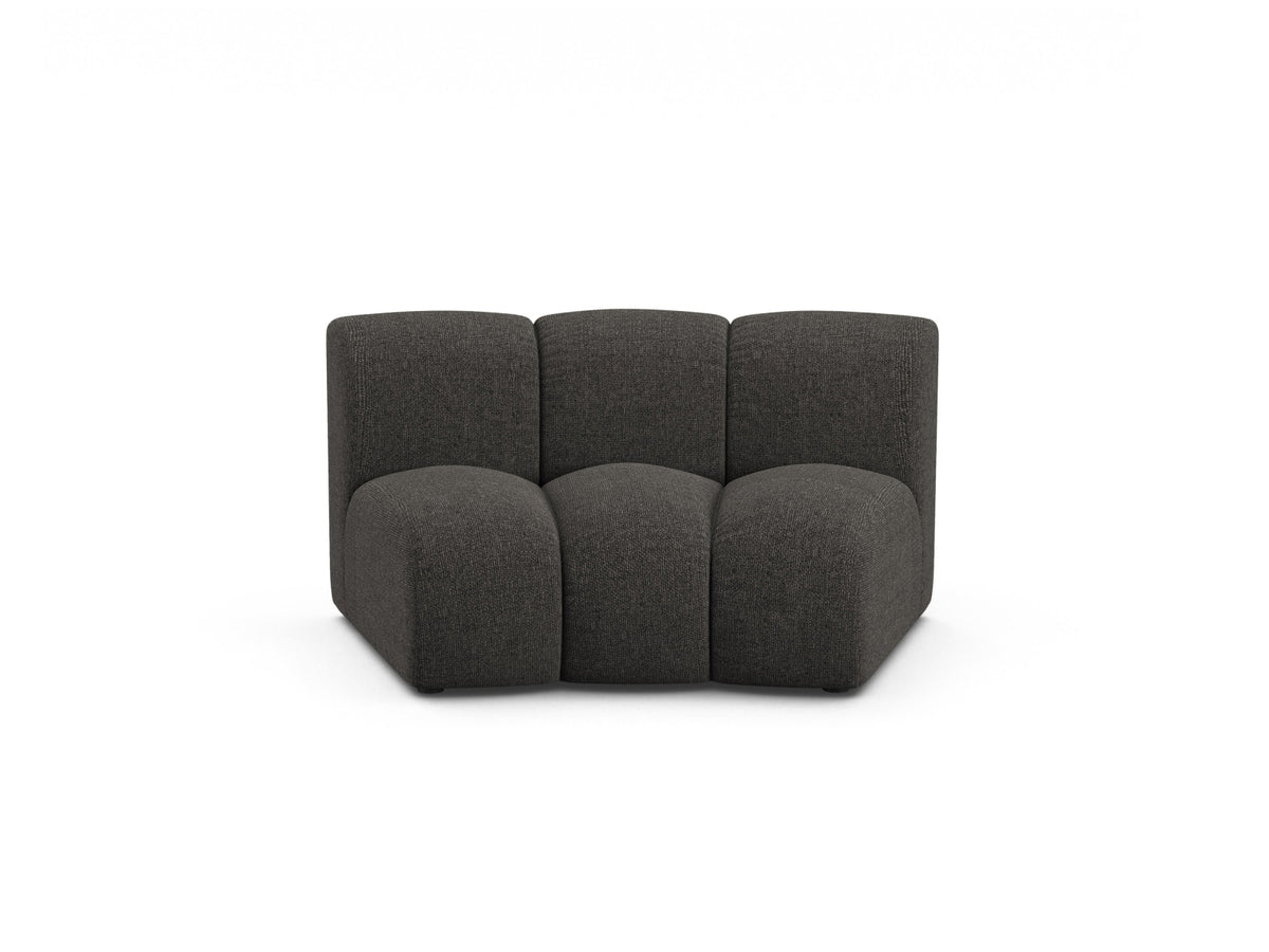 Modulo senza Braccioli, "Lupine", 1 Posto, 154x95x70 - Grigio Scuro