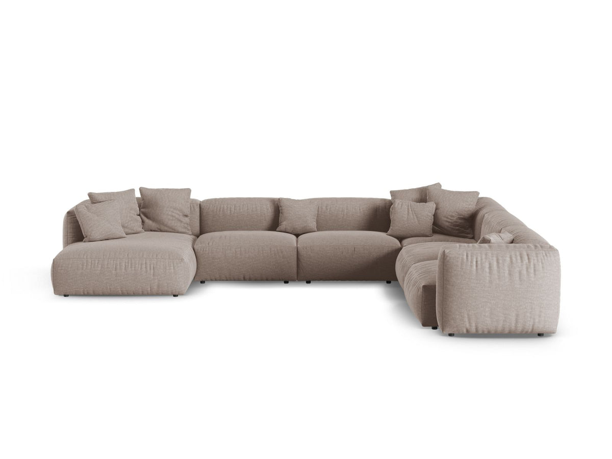 Divano Angolare Componibile XL Martina, 6 Posti, 330x420x75