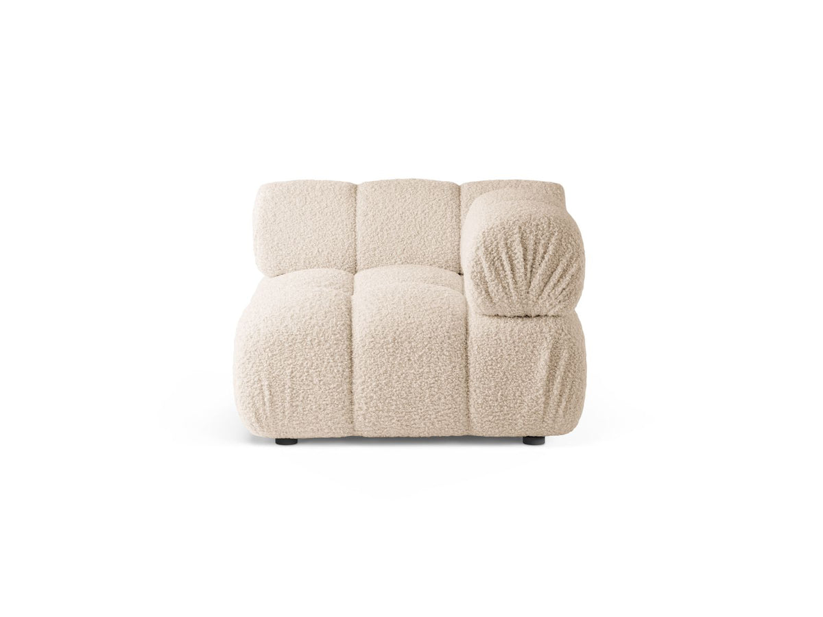 Modulo Angolare, "Bellis", 1 Posto, 94x94x70 - Beige Chiaro